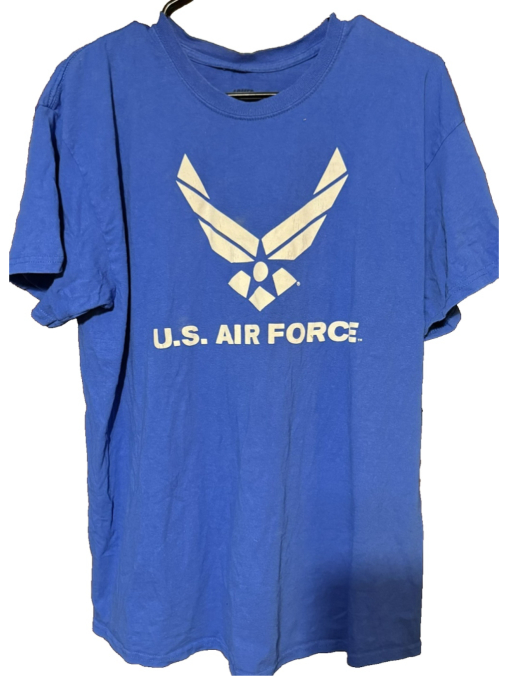 US Air Force Blue Logo T-shirt Men's Size L